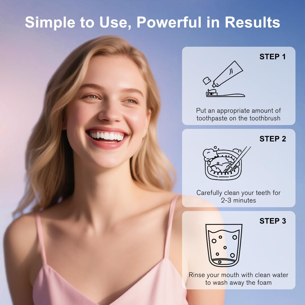 Packaging display of Addrich Niacinamide Toothpaste, highlighting the 2026 upgrade.