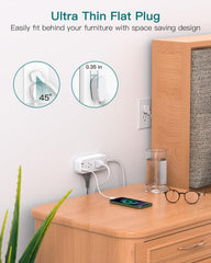 Addtam USB-C port on extension cord provides fast charging options
