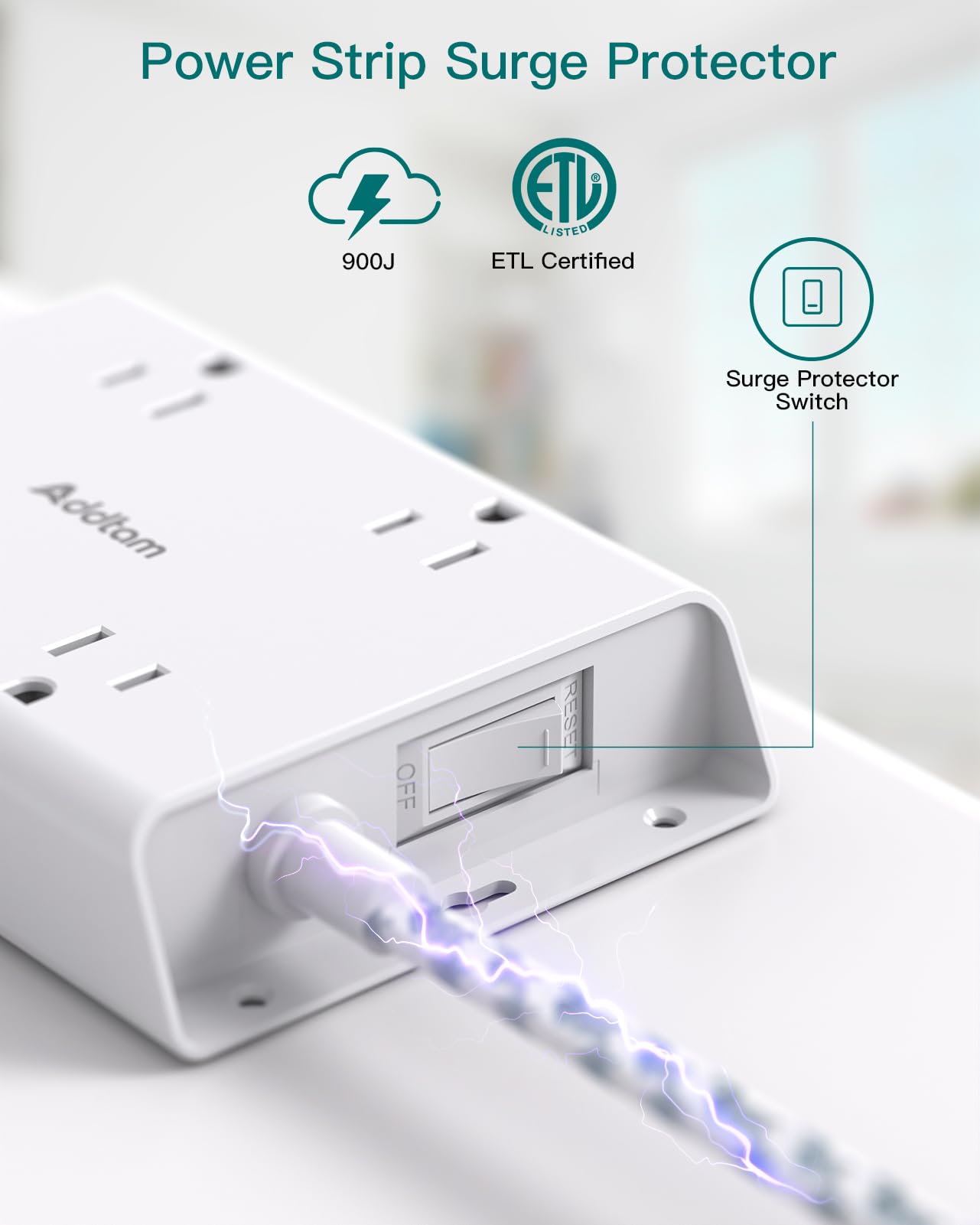 Addtam wall-mount design keeps desks clear and cables organized.