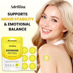 Adellina Dopamine Patches applied area demonstrates patch placement on skin