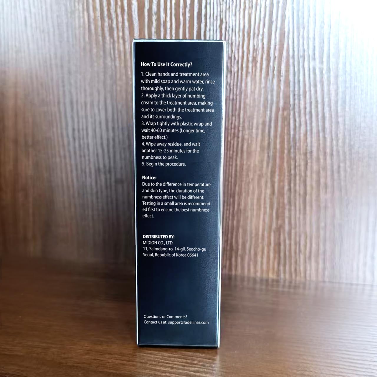 Adellina Numbing Cream fast absorption for quick comfort on skin.