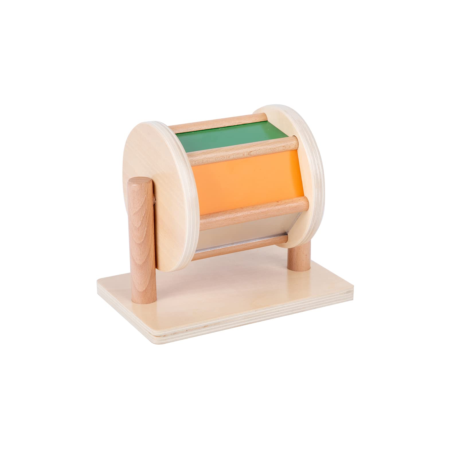 Adena Montessori mirror peekaboo puzzle enhances baby's visual tracking