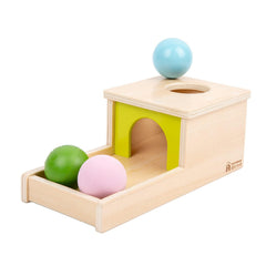 Adena Montessori Object Permanence Box with Tray front view supporting early learning and exploration