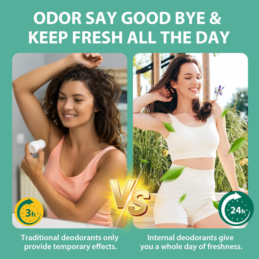 Adeqauom Chlorophyll Capsules close-up hints at digestion and safety.