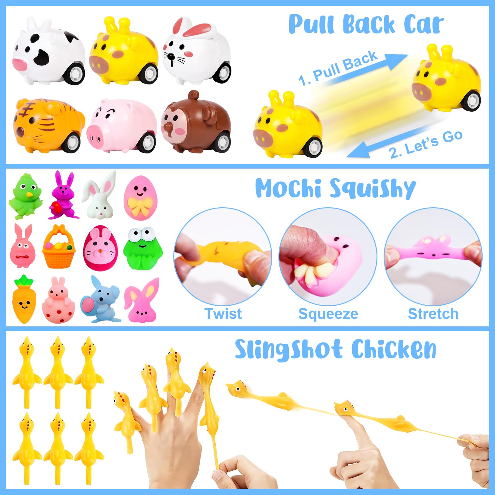 Adisher Easter fillers ideal for goody bags, classroom rewards, and party favors