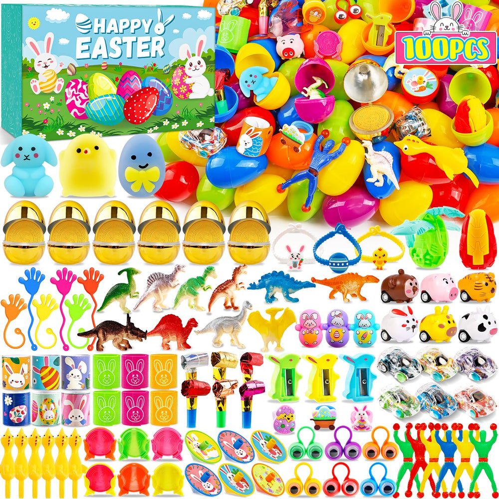 Adisher Surprise Eggs with pull-back cars for interactive Easter play