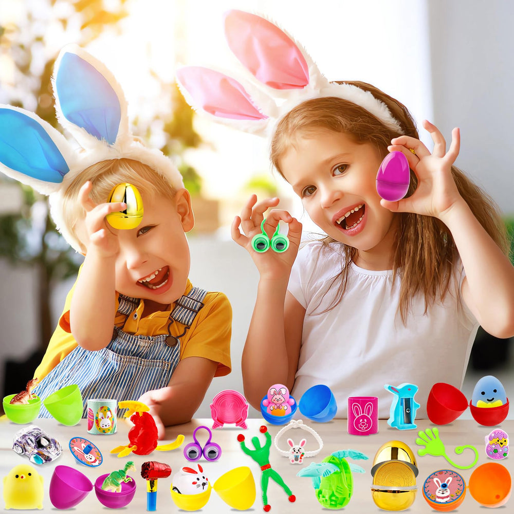 Adisher Surprise Eggs featuring sticky hands for party favors