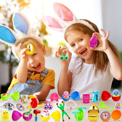 Adisher Surprise Eggs featuring sticky hands for party favors