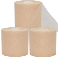 ADMITRY pre-wrap tape beige foam closeup showing protective cushioning for skin