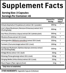 Adndale rhodiola and lion's mane show cognitive support potential.