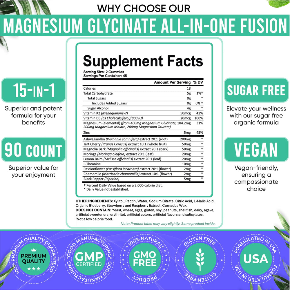 Adndale serving size visual emphasizes a 45-day supply value.