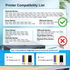 Adoccur 61XL color cartridge demonstrates vibrant output for photos.