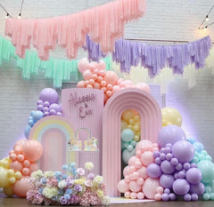 ADOINBY 10-inch pastel balloons in mixed colors