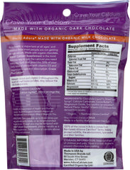 Label of Adora calcium disk listing calcium, D3, and magnesium contents.