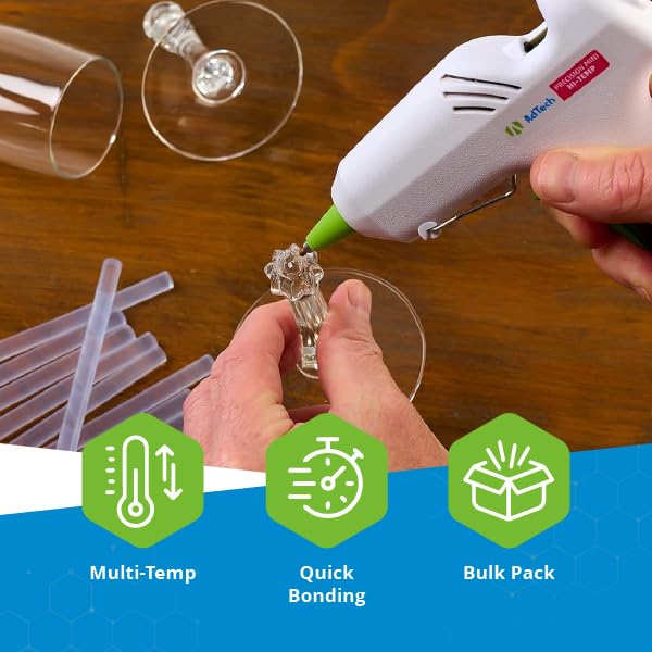 AdTech crystal clear glue sticks deliver near-invisible bonds for crafts.