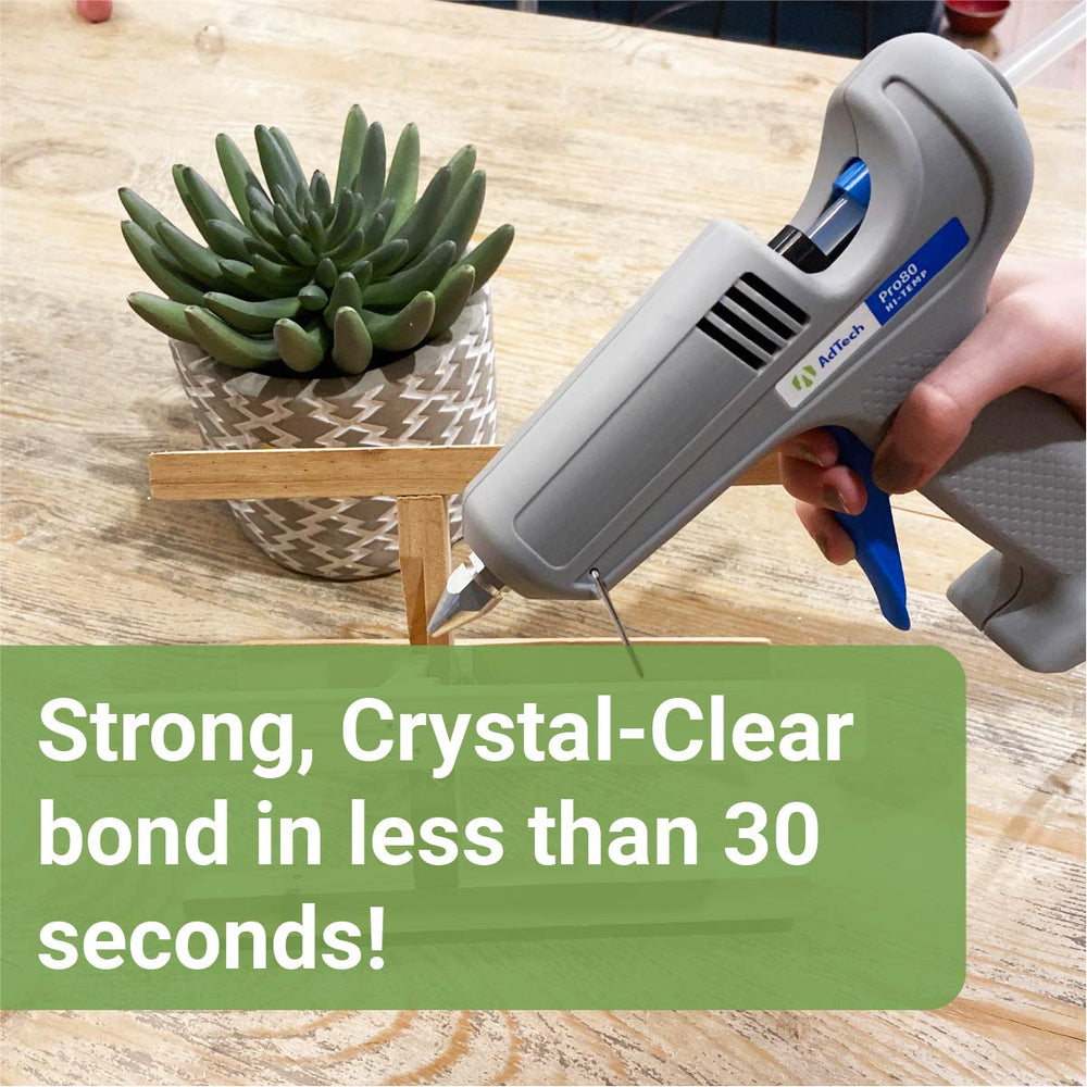 AdTech Crystal Clear Sticks bonding to paper and fabric for crafts