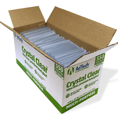 AdTech hot glue sticks clear 4-inch for quick, clean bonds across materials.