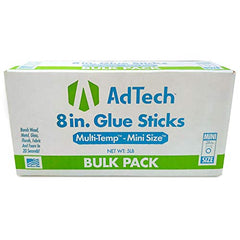 AdTech crystal-clear sticks demonstrate multi-temp compatibility for versatile projects.