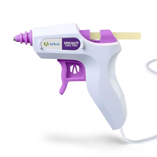 AdTech safe glue gun with 75-degree cooling reduces burn risk during projects.