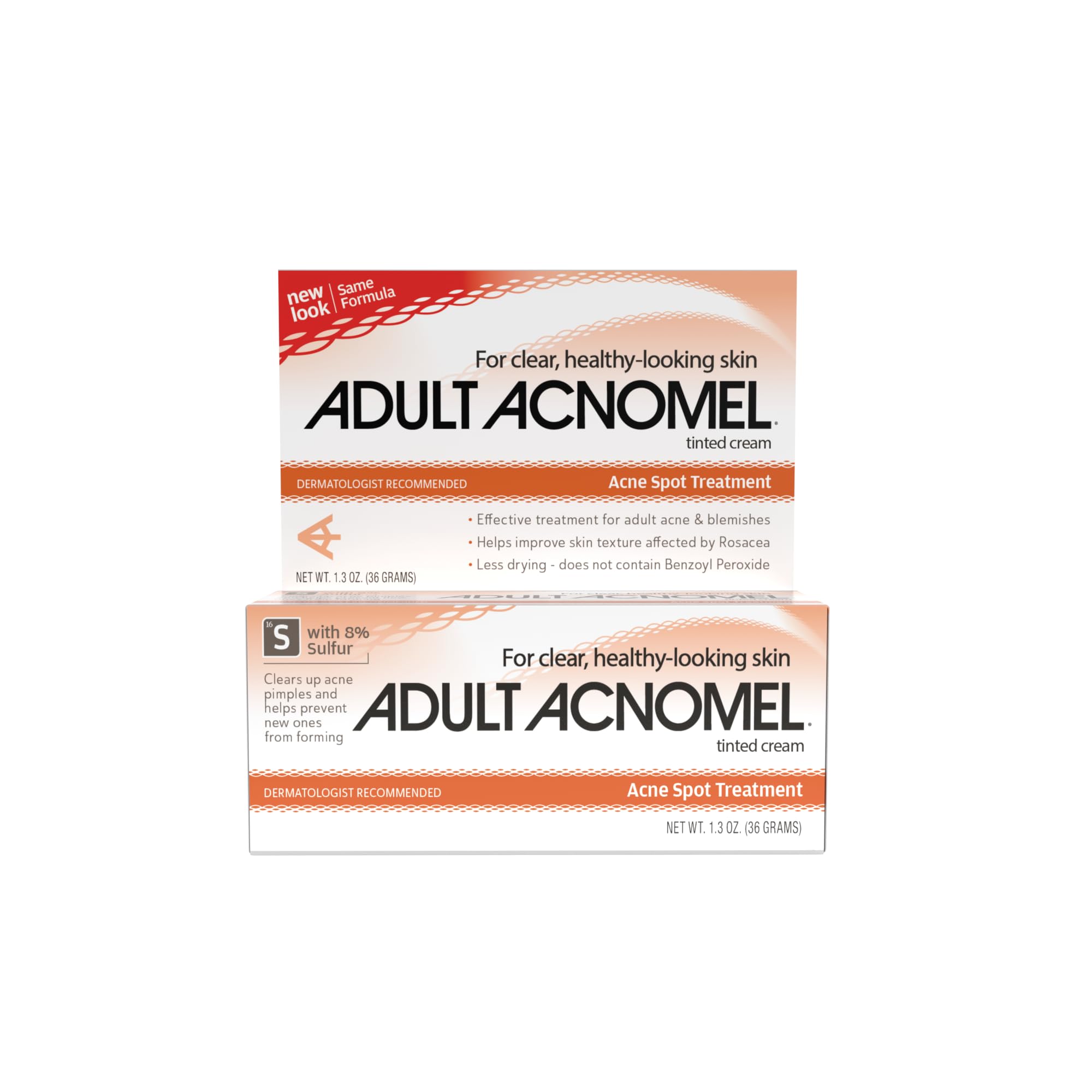 Adult Acnomel bottle front for targeted acne relief.