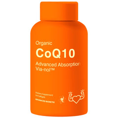Advanced Bionetix Advanced Absorption CoQ10 bottle with Via-Nol for enhanced absorption