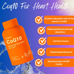 CoQ10 softgels closeup highlighting smooth texture and daily supplement use