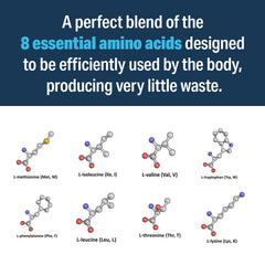 Advanced Bionutritionals Advanced Amino Formula ingredients label highlighting vegan, non-GMO design.