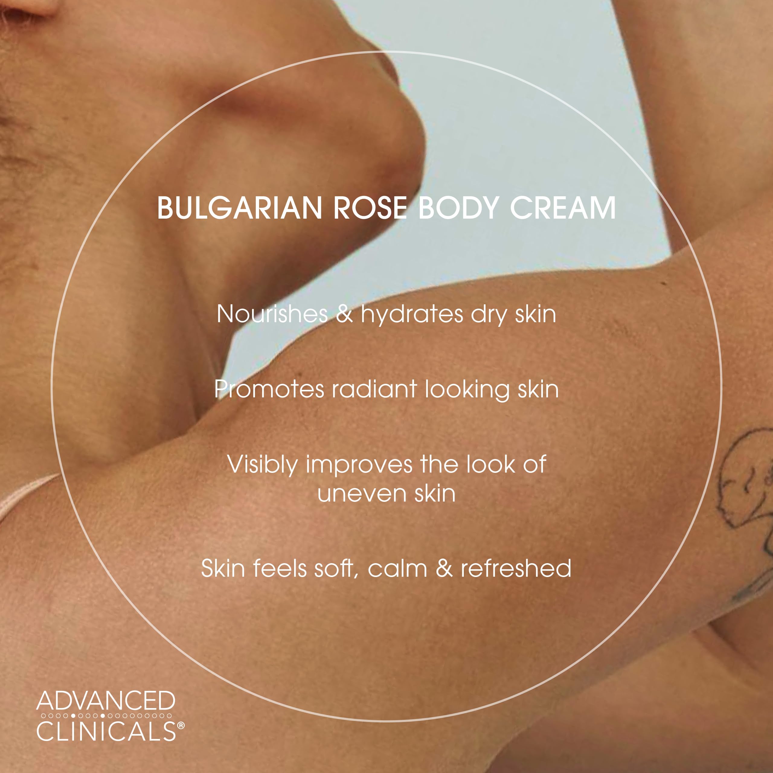 Bulgarian Rose Lotion pump-top focus shows easy dispensing and even coverage.