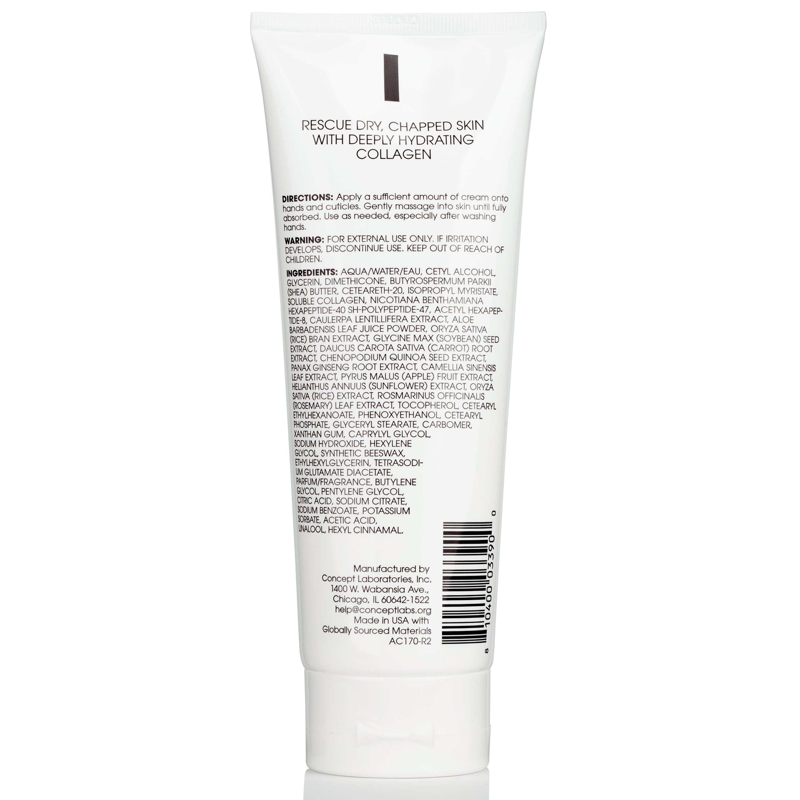 Natural ingredients highlight quinoa, green tea, and carrot extracts in Advanced Clinicals cream.