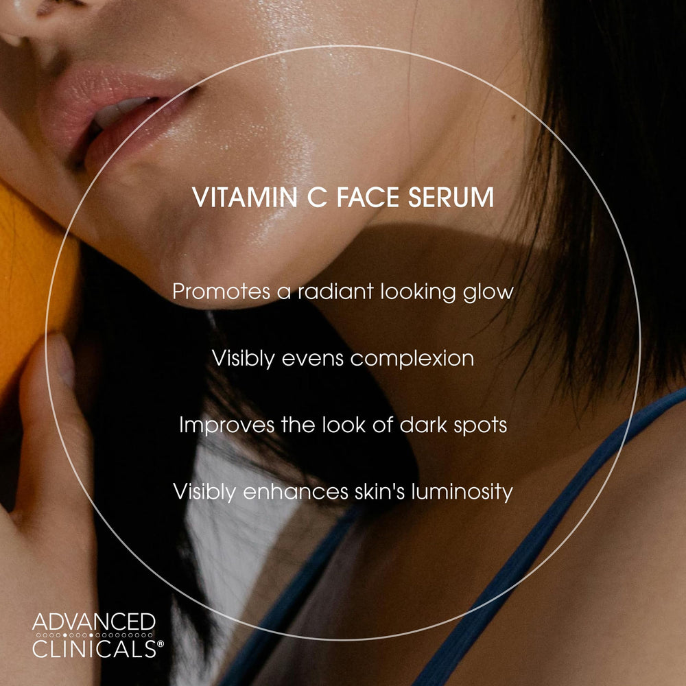 Advanced Clinicals light gel texture serum swirls for hydrated luminous skin