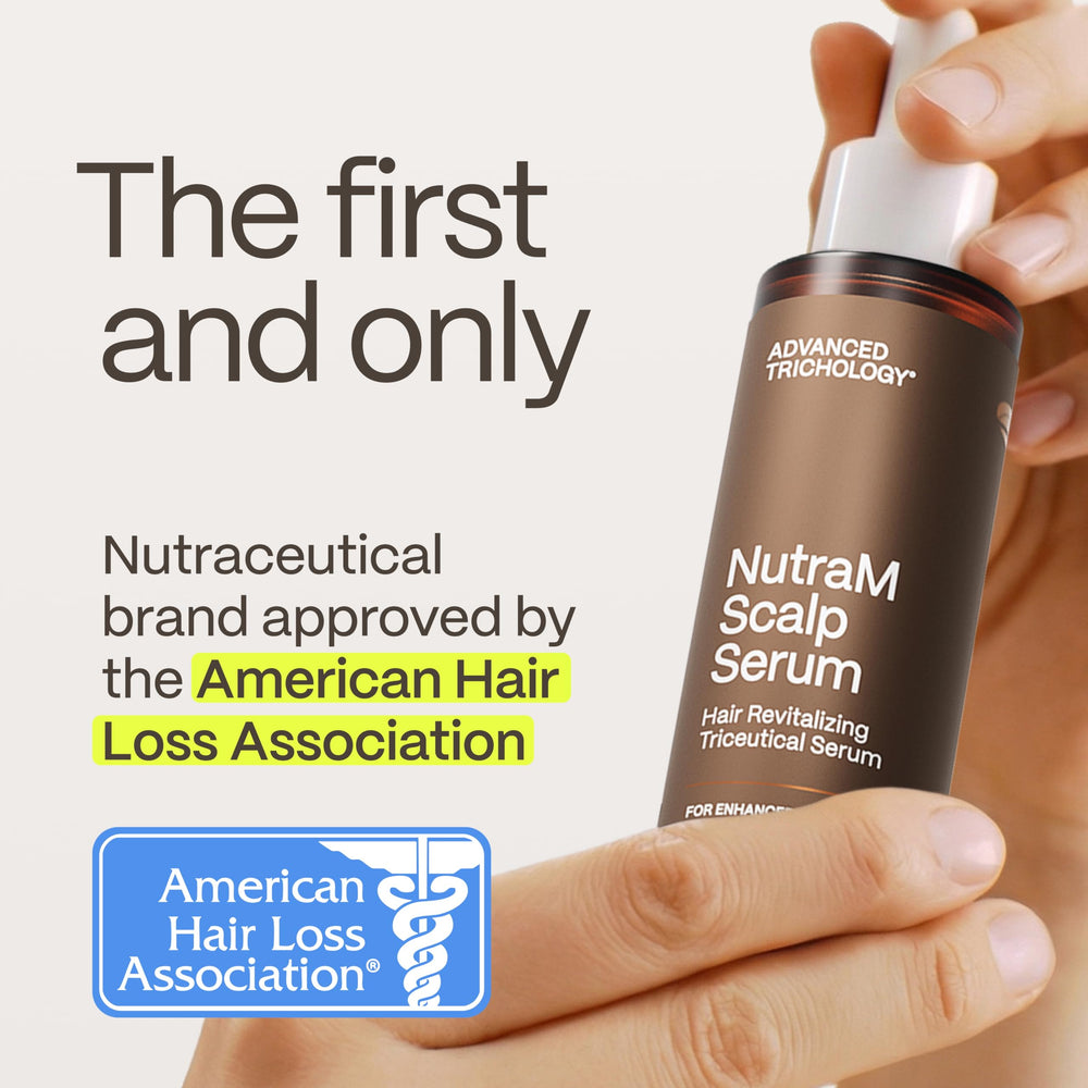 NutraM bottle cap close-up showing precise dosage for easy use.