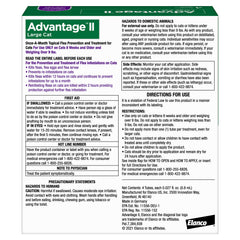 Spot-on neck application on a large cat using Advantage II.
