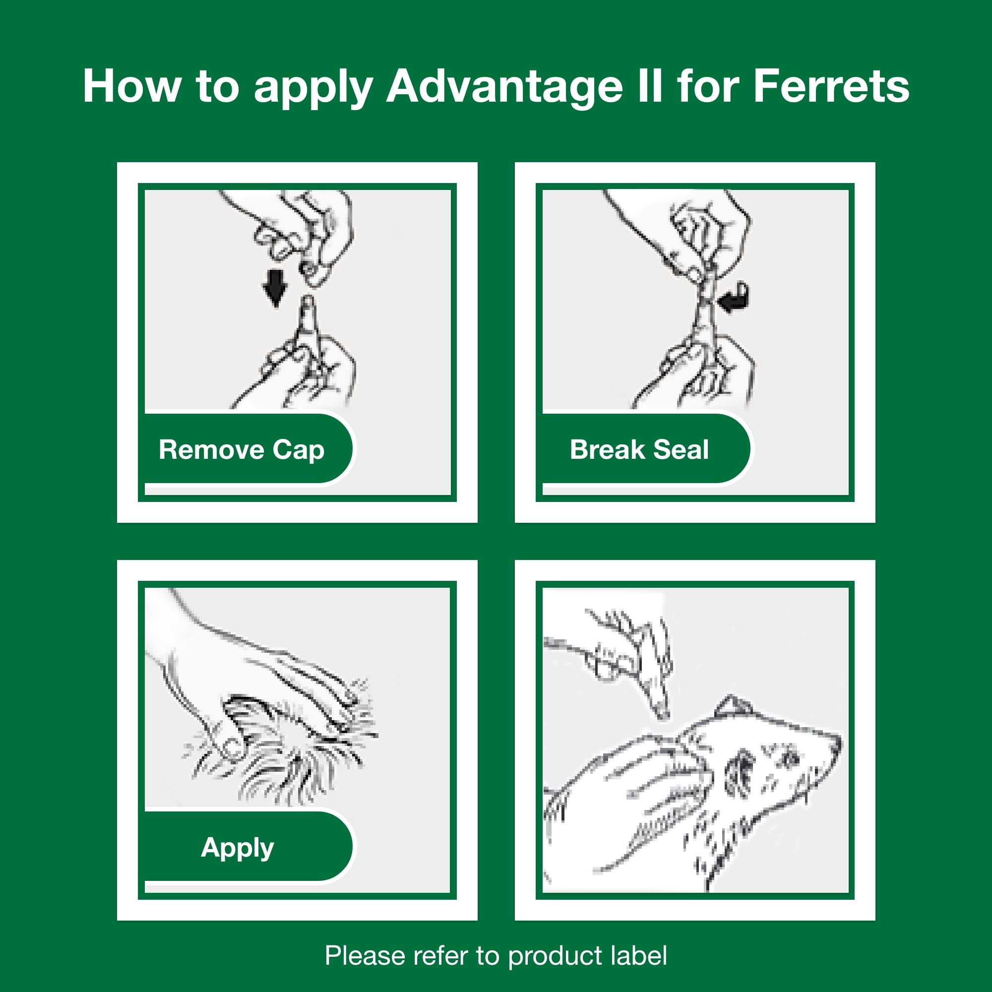 Advantage II Ferret OTC availability for convenient monthly protection.