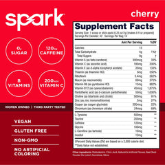AdvoCare Spark Cherry stick-pack individual shown for quick energy