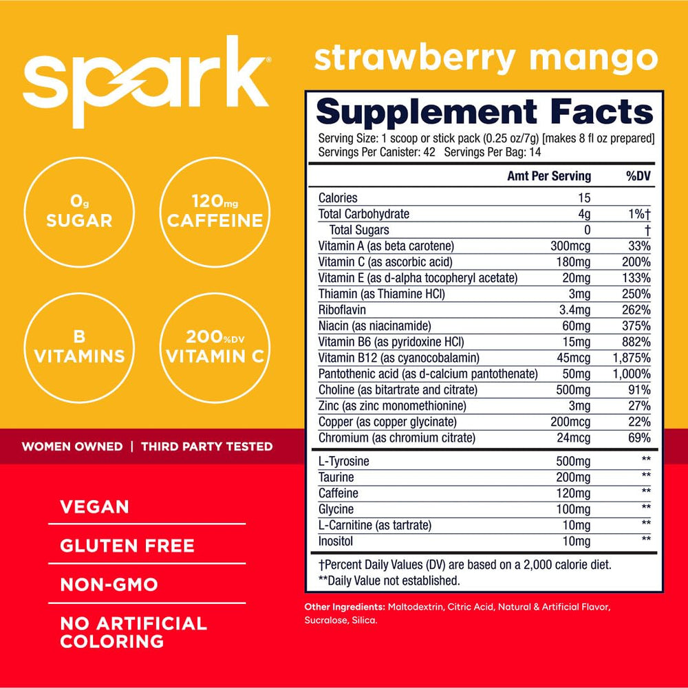 AdvoCare Spark powder dissolving in water for quick energy.
