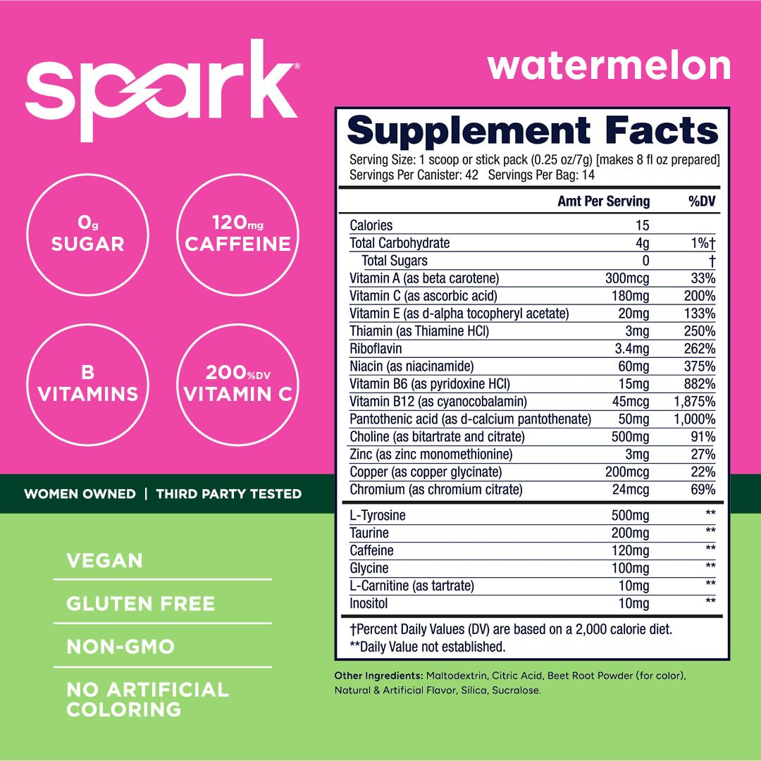 AdvoCare Spark stick-pack closeup showing portable caffeine boost