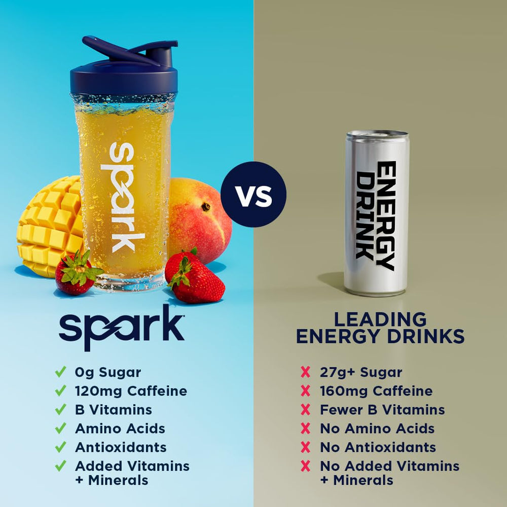 AdvoCare Spark compact packaging ideal for travel and workouts.