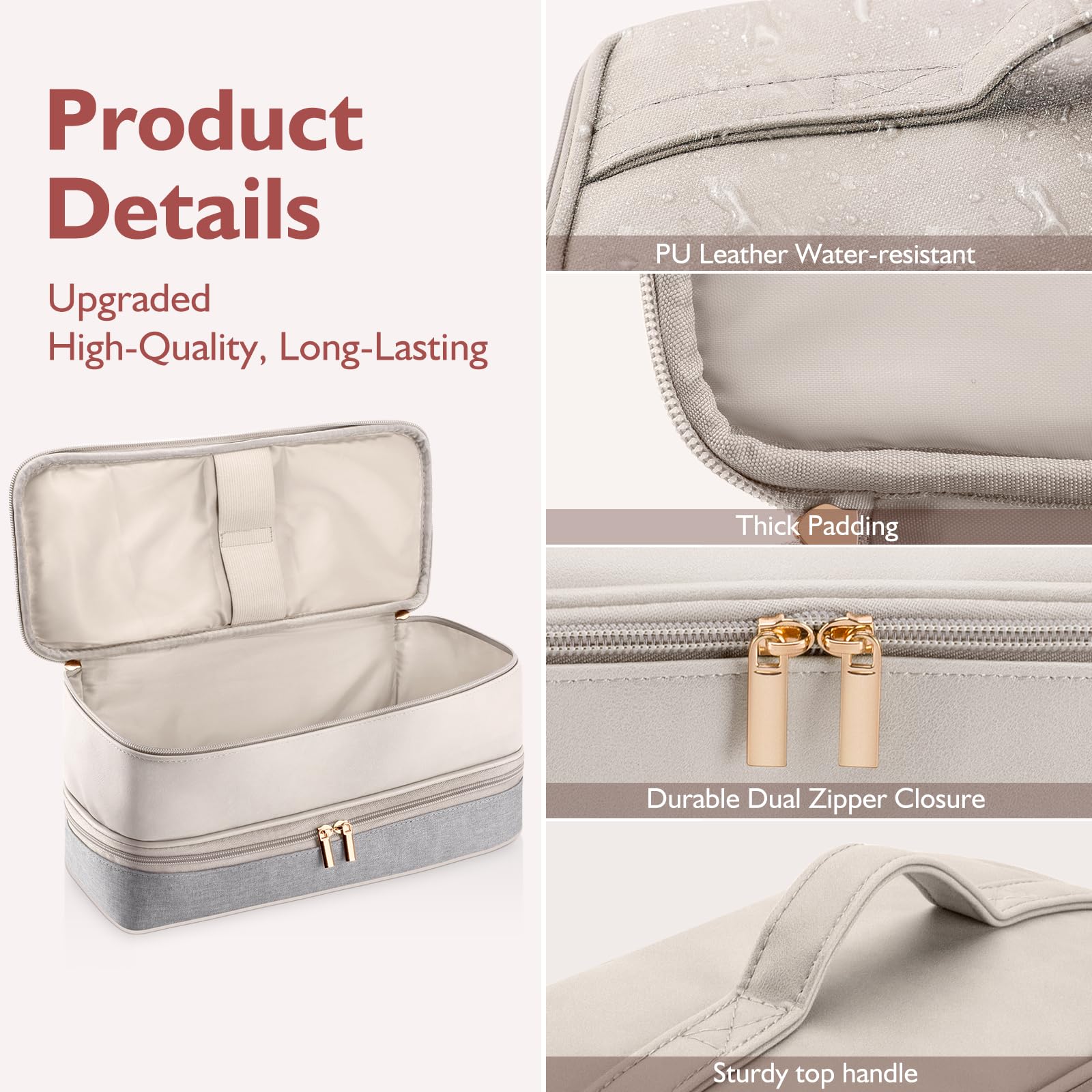 Inner lining is scratch-resistant, safeguarding your dryer and attachments