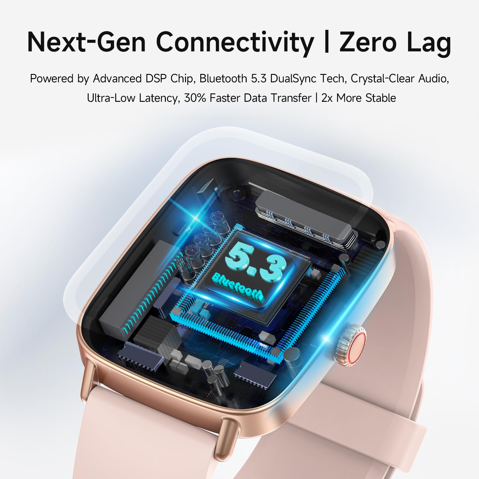 AEAC smart watch delivers up to seven days of battery life.