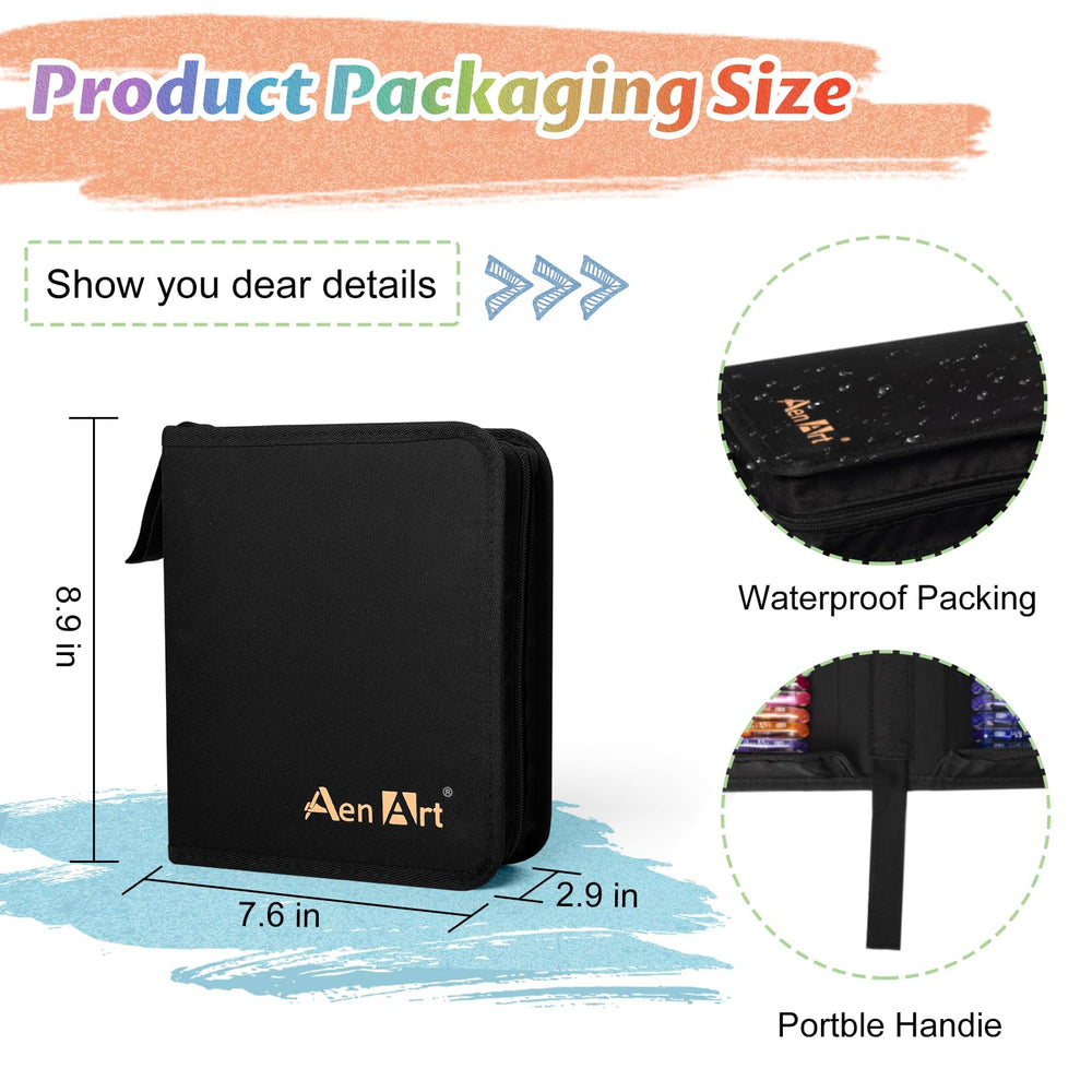 Aen Art gift-ready glitter gel pen set packaged for gifting