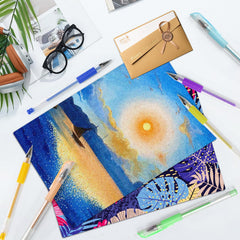 Aen Art glitter gel pens with soft grip for comfortable coloring sessions