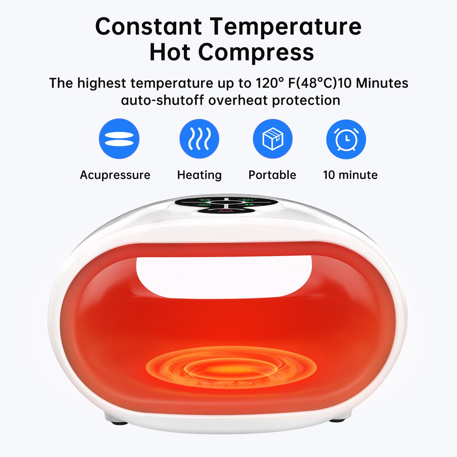 AERLANG Hand Massager with a compact design for home, office, or travel