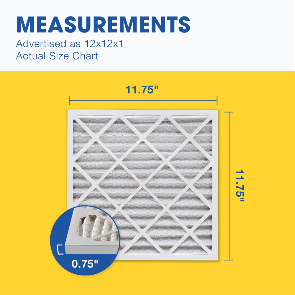 Aerostar MERV11 six-pack packaging for cost-effective home filtration.