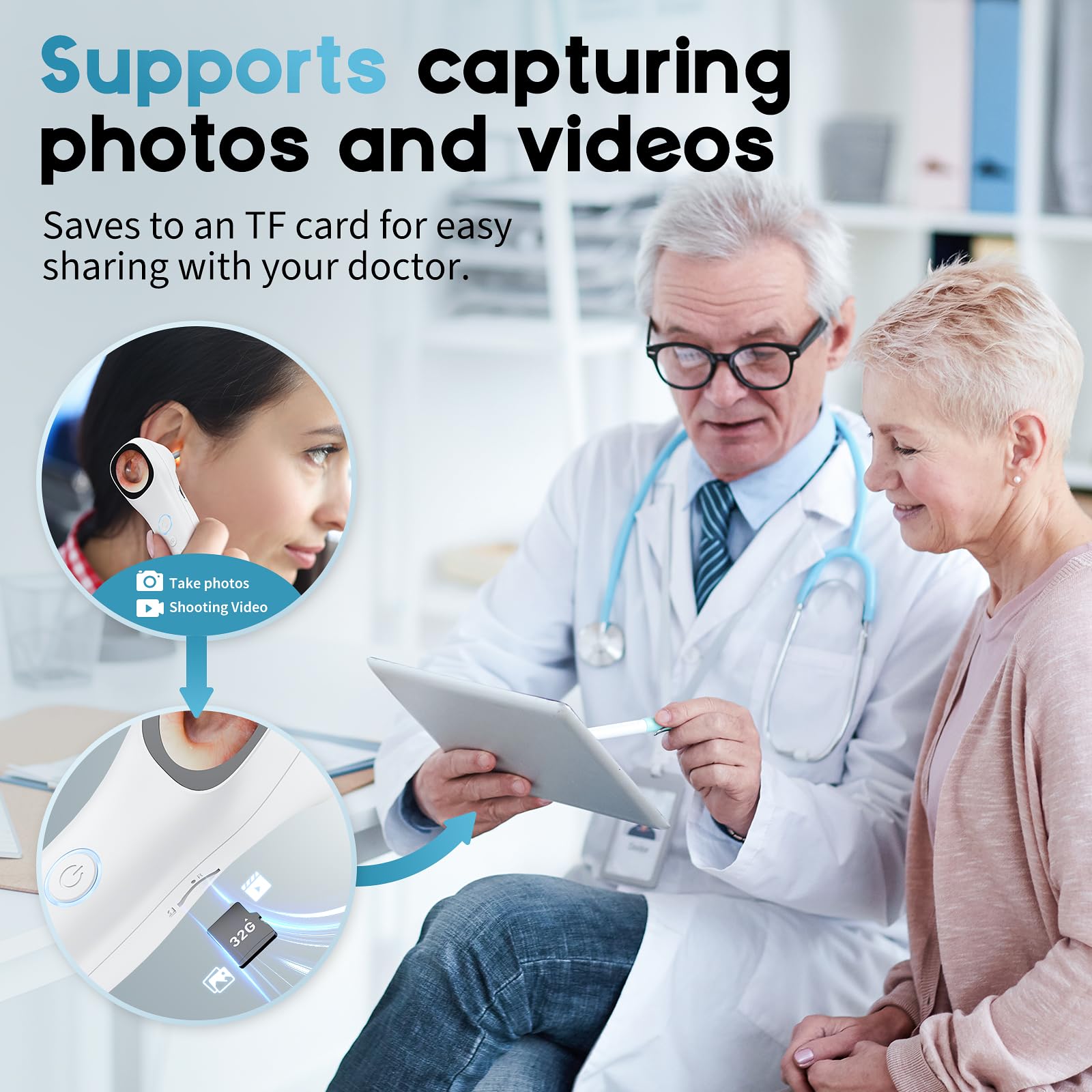 Aertnelz Otoscope suitable for adults, kids, and pets