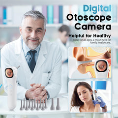 Aertnelz Otoscope with four LED lights for bright illumination