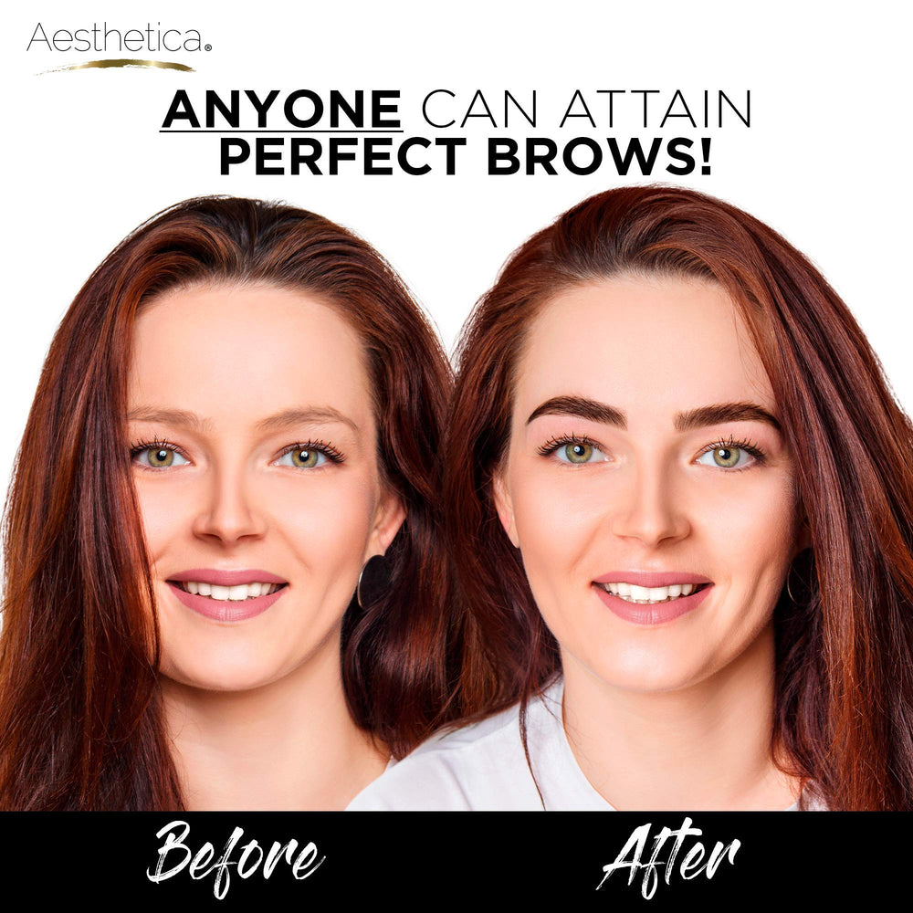 Aesthetica Tweezers for precise brow shaping between appointments.