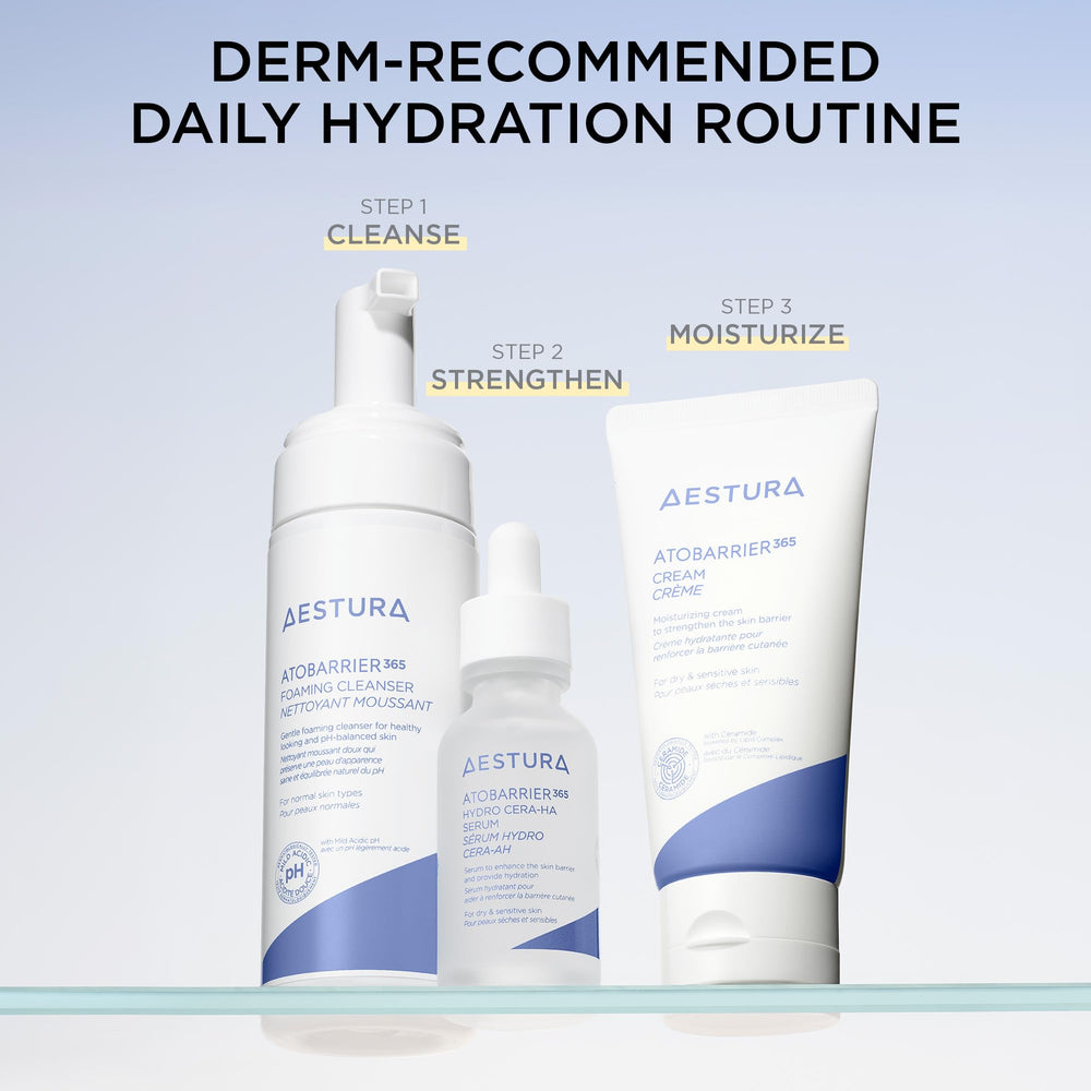 Glycerin ingredient highlight for hydrating cleansing in ATOBARRIER365.