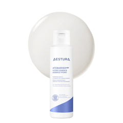 AESTURA ATOBARRIER365 Hydro Essence bottle close-up highlighting hydration benefits