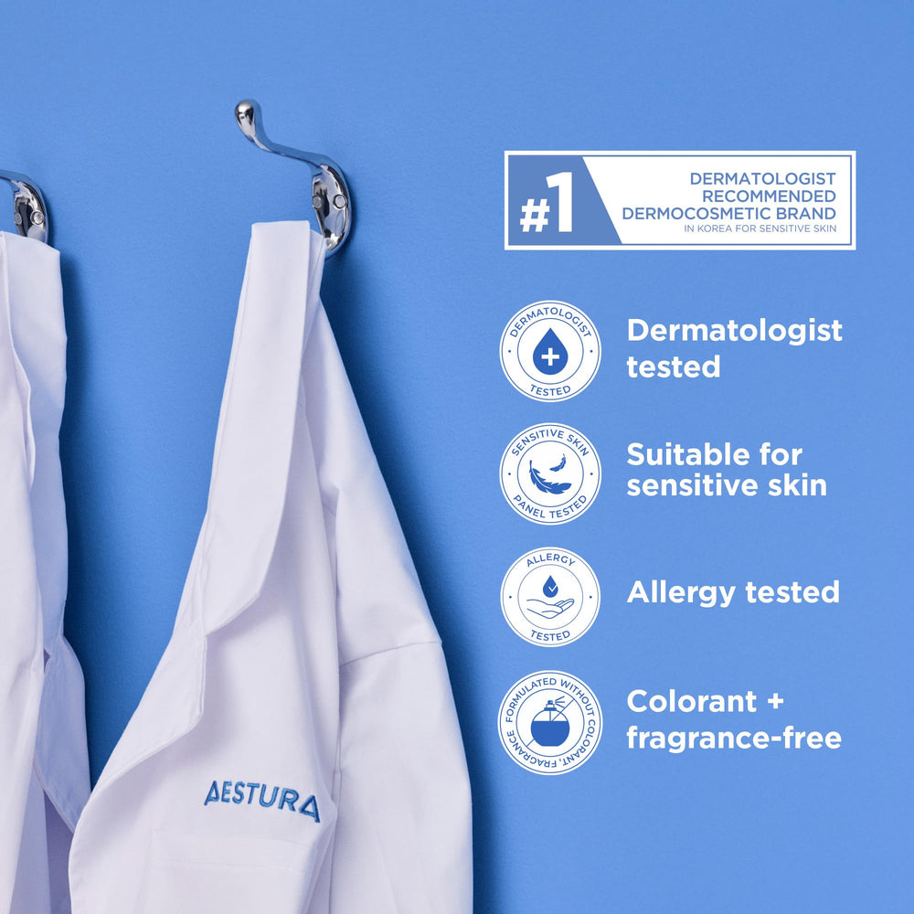 Label highlights fragrance-free, allergy-tested, and non-comedogenic properties.