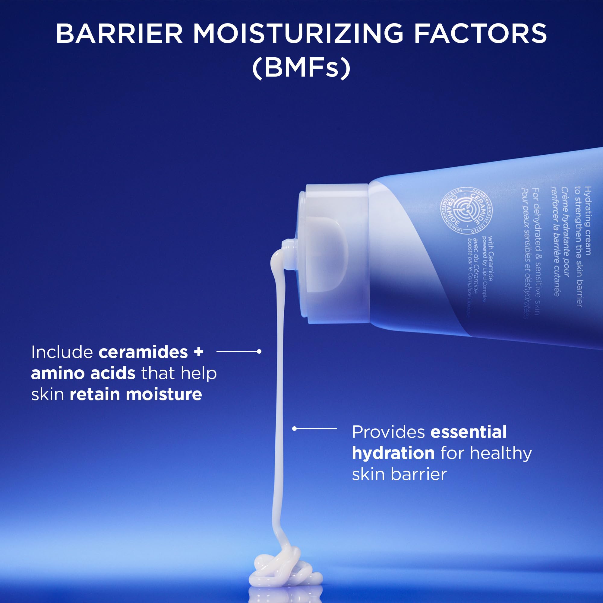 AESTURA ATOBARRIER365 hydro gel-cream application on skin provides immediate soothing hydration